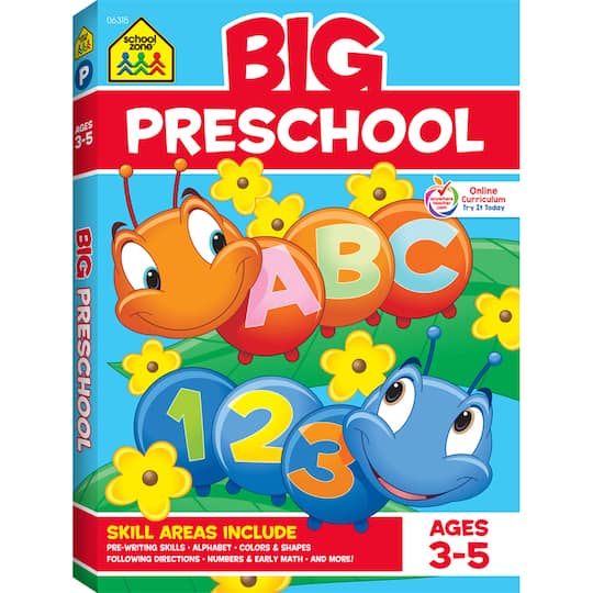 School Zone&#xAE; Big Preschool Workbook
